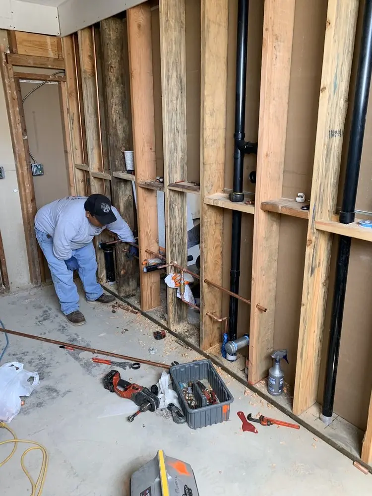 Commercial rough-in plumbing for Trenchless Sewer Repair in Jacksonville